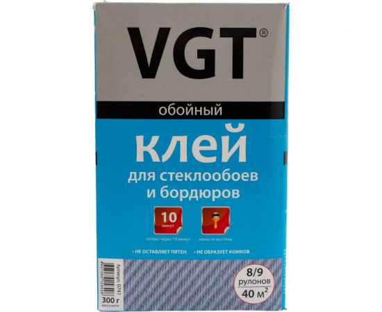 Клей для стеклообоев и бордюров VGT сухой, 300 гр 11606577 – изображение 5