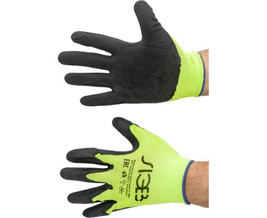 Нейлоновые перчатки с покрытием вспененным латексом Gigant размер 10 GGN-110 – изображение 5