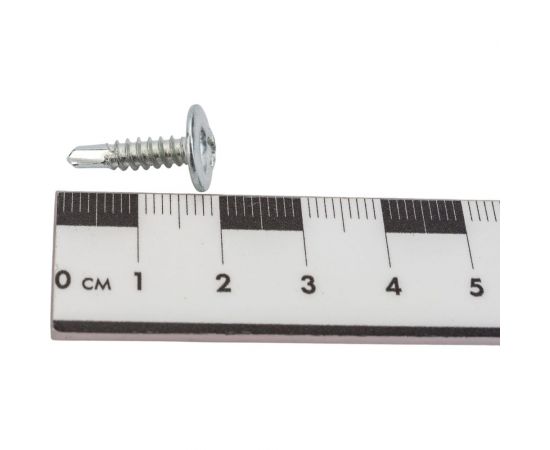 Саморезы Gigant 4,2x16, полусфера, сверло, цинк, 1 кг 123574 – изображение 5