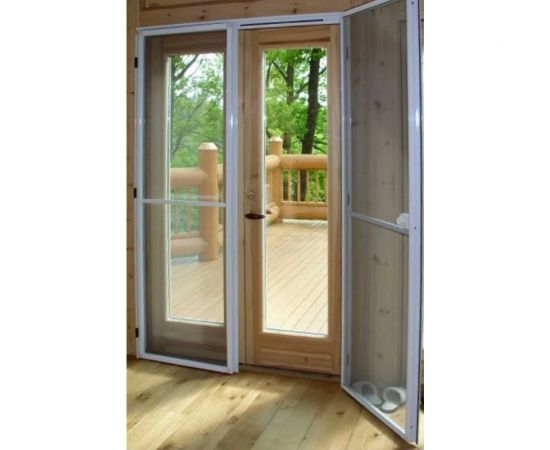 Набор для ремонта антимоскитной сетки KOMFORT москитные системы s32-1 2 защелки магнитные, 2 петли, ручка, белый НР0031 – изображение 5