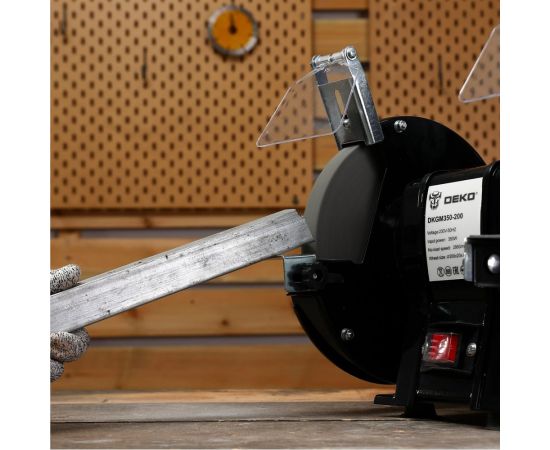 Заточной станок DEKO DKGM400-200, с лампой 063-4324 – изображение 6