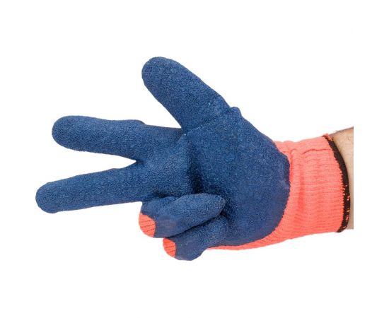 Акриловые перчатки с покрытием из текстурированного латекса Gigant Сигнал размер 10 GGA-110 – изображение 8