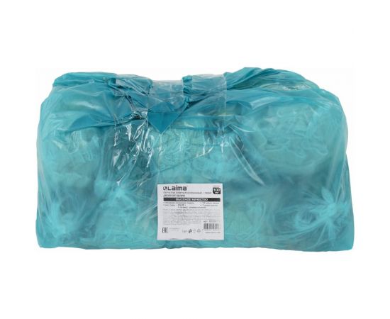 Хлопчатобумажные износостойкие перчатки LAIMA Люкс, двойной облив, 13 класс, 40-42 г, 100 пар 608673 – изображение 8