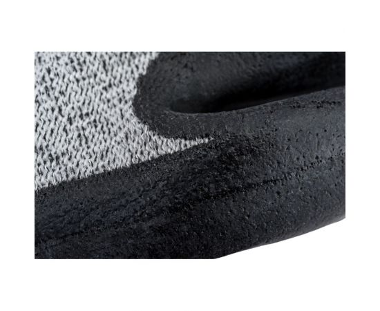 Трикотажные полиэфирные перчатки с покрытием вспененным латексом и антивибрационными накладками Gigant размер 10 GGPL-110 – изображение 9