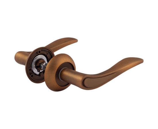 Дверная ручка НОРА-М 105А AL мат.кофе 15502 