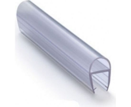 Уплотнительный профиль распашной двери SERVICE PLUS дверь-стена, 90 град, t=10 мм, l=2200 мм, пвх, прозрачный BK-700T10 