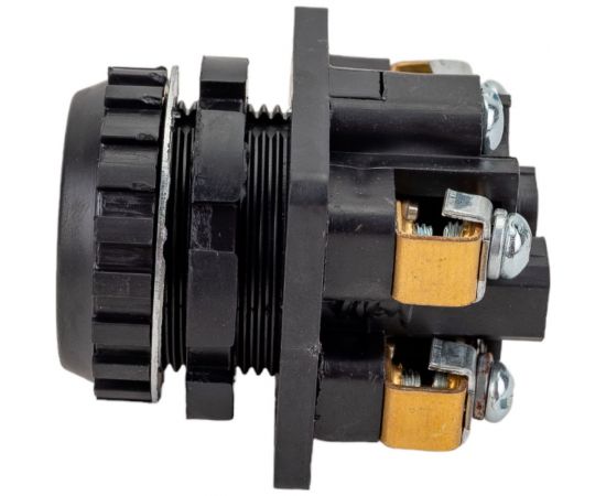 Выключатель TDM кнопочный КЕ 011-У2-исп.2 черный 1з+1р 10A 660B IP40 SQ0753-0006 