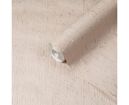 Бумажные обои Саратовские обои плотные, дуплекс, 0,53x10 м, Короед, бежевый Д667-02 