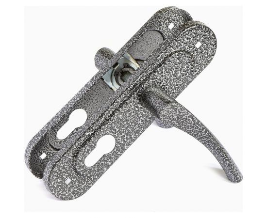 Ручка на планке ПТИМАШ 0623 м/о 55 мм, серебро 6807 