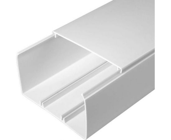Кабель-канал Промрукав белый 2-й замок в г/к 100х60 2-х метровый PR.0610060 