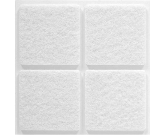 Защитные протекторы из фетра VORTEX белые, 38x38 мм 24346 