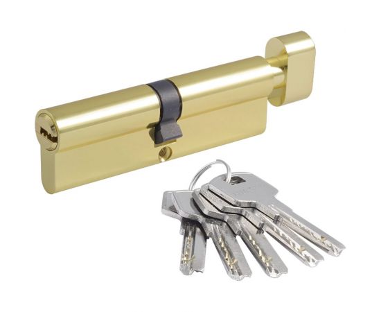 Цилиндровый механизм с вертушкой НОРА-М ЕСО Z ЛПВ-100 50-50 латунь 18427 