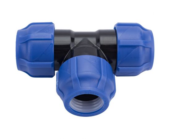 Компрессионный тройник VALFEX ПНД, 32-32-32 1210012323232 