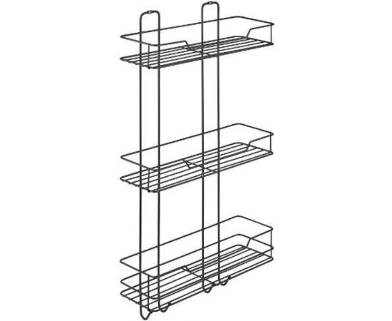 Прямая полка ЧМЗ лофт 35x11x63,8 см., цвет черный 513-003-01 