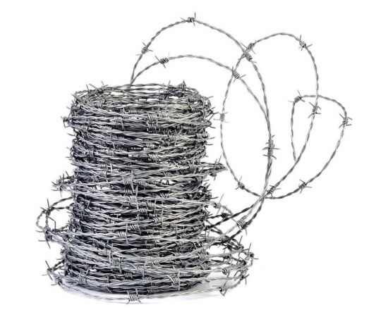 Колючая проволока оцинк VOLOKA 1.8x2, бухта, 100 м.п. ПК-1.8-2-100 