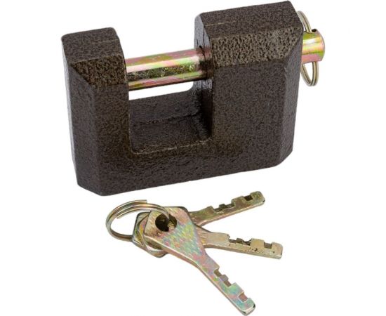 Навесной замок Сималенд тип 12 80 мм, коричневый 622398 