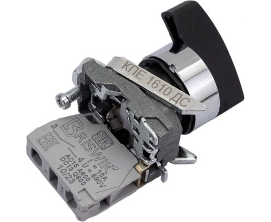 Переключатель Briswik КПЕ 1610-ДС черный IP65 УХЛ2 10А 1но 0нз aD-VC-5Ai-0111 