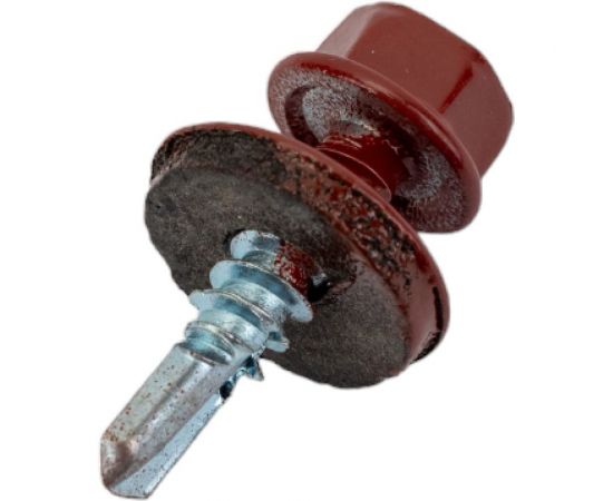 Кровельный саморез КРЕП-КОМП 4,8x19, RAL3009, оксидно-красный, 250 шт. ск48193009кф 