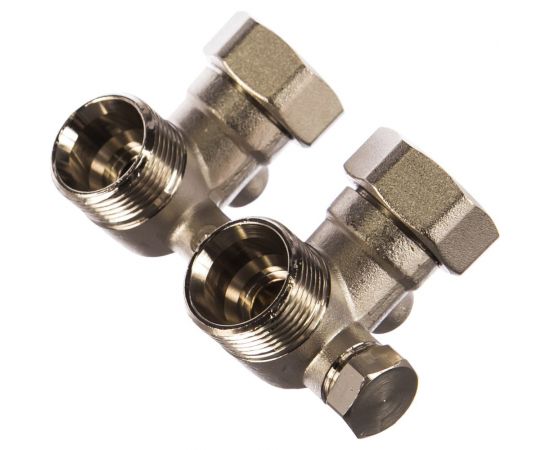 Узел нижнего подключения для однотрубной системы STOUT угловой 3/4 SVH 0003 000020 RG008Q0F4QC2QK – изображение 2