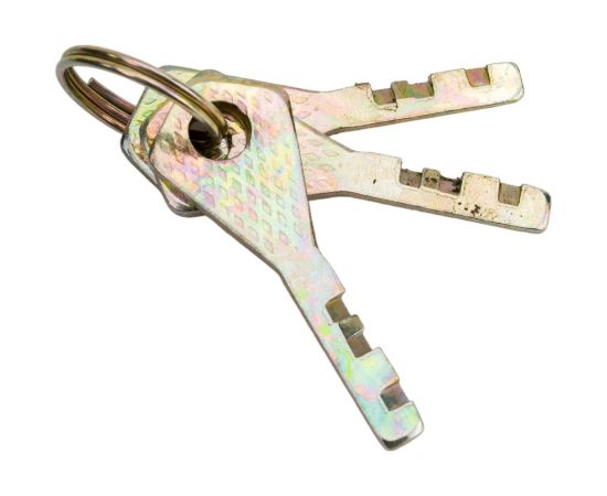 Навесной замок Сималенд тип 12 80 мм, коричневый 622398 – изображение 2