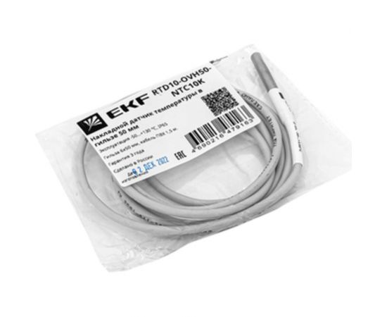 Накладной датчик температуры в гильзе EKF 50 мм RTD10-OVH50-NTC10K – изображение 2
