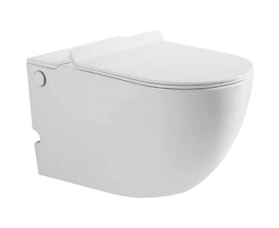 Подвесной унитаз Santi Line с импульсной системой смыва, в комплекте c инсталляцией SL-5031 – изображение 2