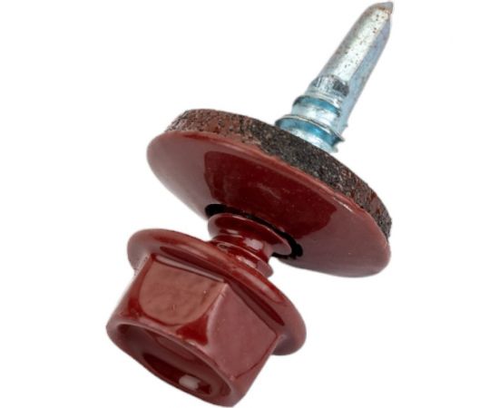 Кровельный саморез КРЕП-КОМП 4,8x19, RAL3009, оксидно-красный, 250 шт. ск48193009кф – изображение 2