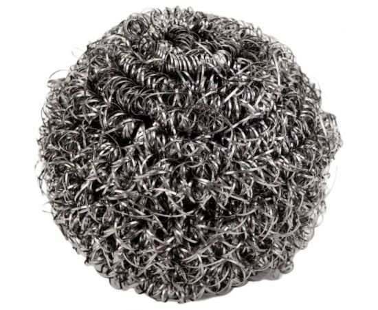 Мочалка для посуды ANTELLA Атолл металлическая, спиральная, 18гр, 2 шт 3754 – изображение 2