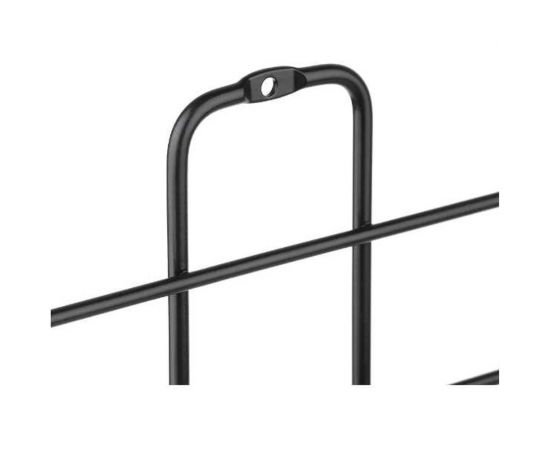 Прямая полка ЧМЗ лофт 35x11x63,8 см., цвет черный 513-003-01 – изображение 2