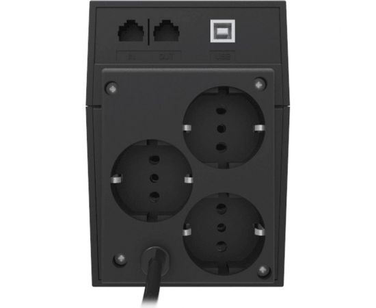 Источник бесперебойного питания Powercom Raptor, Line-Interactive, 1000VA/600W, Tower RPT-1000AP EURO – изображение 2