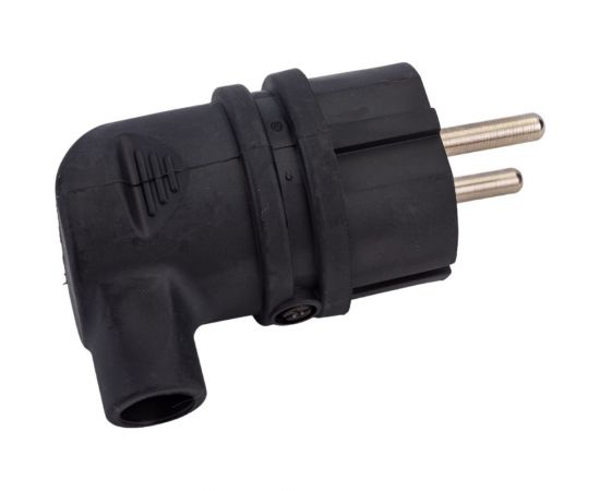 Угловая вилка TOKOV ELECTRIC 16а с заземл. каучук TKE-C05-KVU-Z – изображение 2