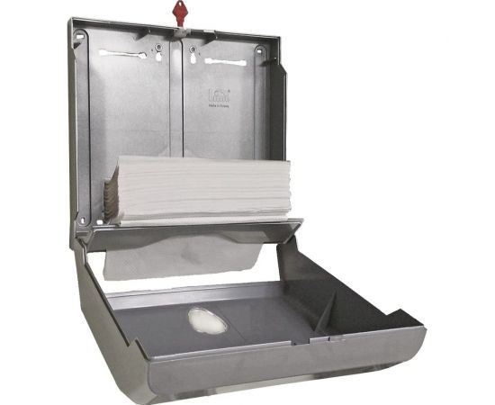 Диспенсер для полотенец LIME V-укладки, серый, 926001 – изображение 3