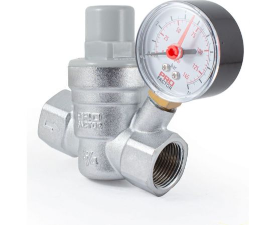 Редуктор давления PROFACTOR мембранный, с манометром, 3/4"" PF PRV 254G – изображение 3