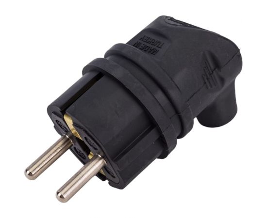 Угловая вилка TOKOV ELECTRIC 16а с заземл. каучук TKE-C05-KVU-Z – изображение 4