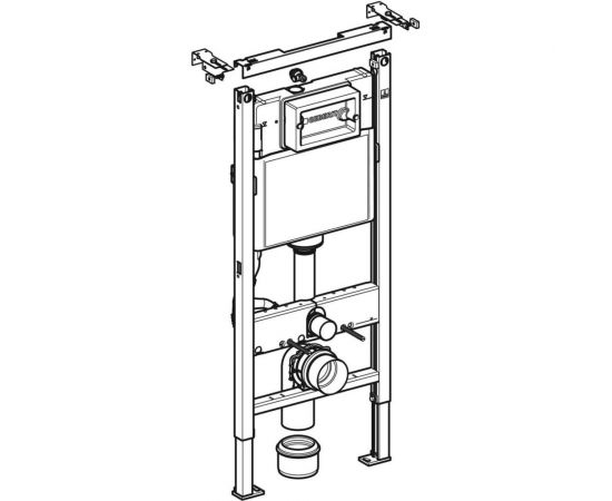 Инсталляция с клавишей смыва Geberit 458.124.21.5 00000122236 – изображение 4