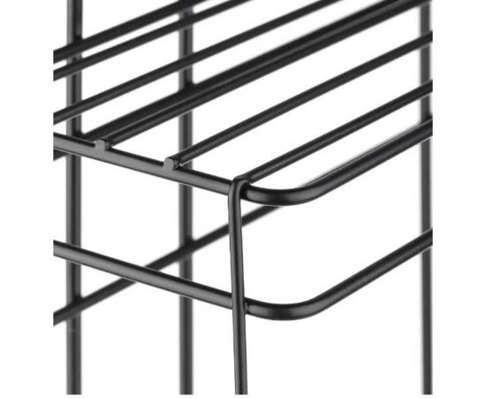 Прямая полка ЧМЗ лофт 35x11x63,8 см., цвет черный 513-003-01 – изображение 4