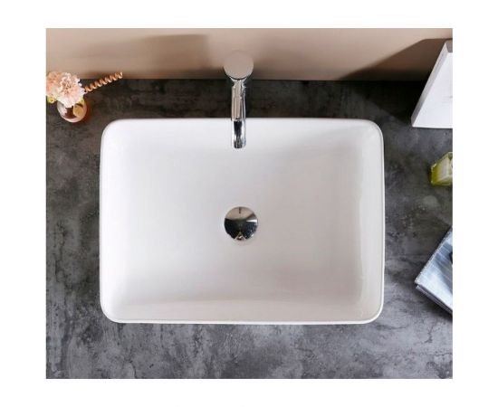 Раковина Teymi Helmi 50 накладная, белая 00-00256786 – изображение 4