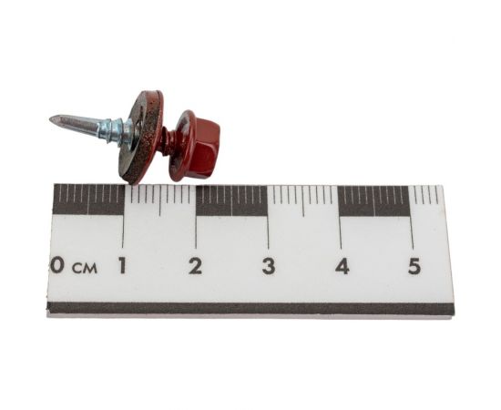 Кровельный саморез КРЕП-КОМП 4,8x19, RAL3009, оксидно-красный, 250 шт. ск48193009кф – изображение 4