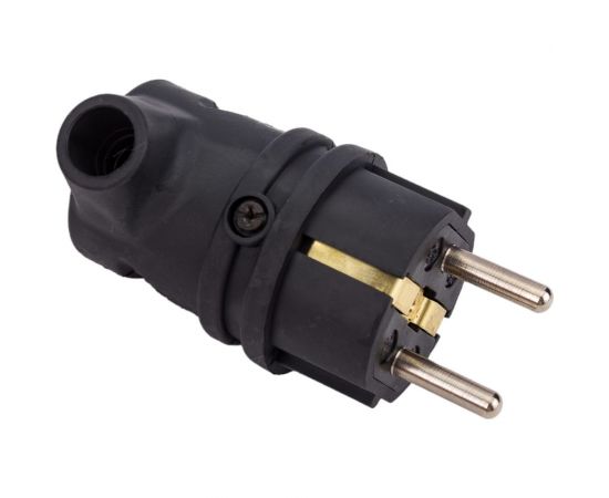 Угловая вилка TOKOV ELECTRIC 16а с заземл. каучук TKE-C05-KVU-Z – изображение 5