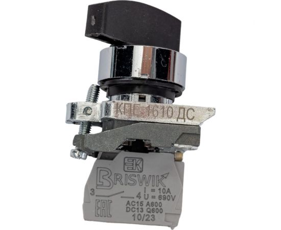 Переключатель Briswik КПЕ 1610-ДС черный IP65 УХЛ2 10А 1но 0нз aD-VC-5Ai-0111 – изображение 5