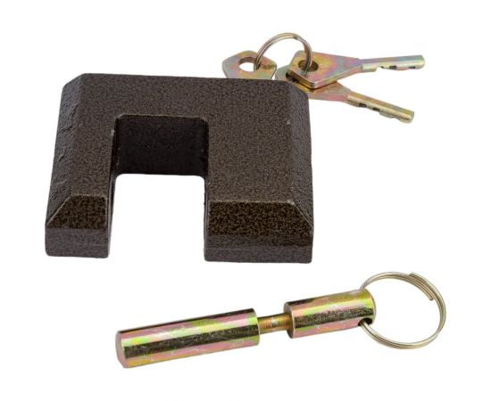 Навесной замок Сималенд тип 12 80 мм, коричневый 622398 – изображение 6