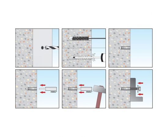 Забивной анкер Tecfi ZN M10 6 шт 147646 – изображение 6