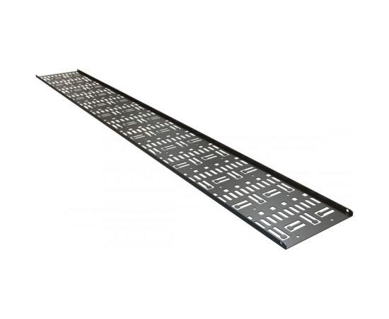 Перфорированный вертикальный кабельный организатор-лоток Hyperline CDV-150x9-42U-RAL9005 150 443440 