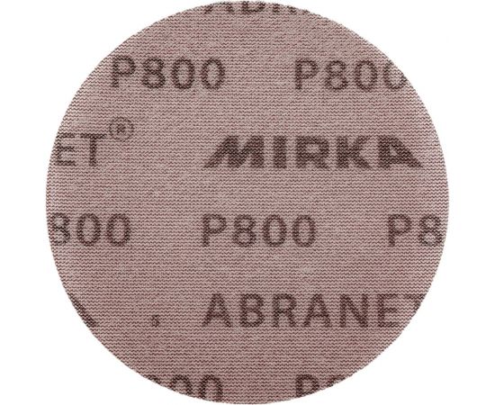 Круг шлифовальный на сетчатой основе ABRANET (50 шт; 125 мм; Р800) MIRKA 5423205081 