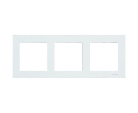 3-местная рамка Nilson moda белый, 21110093 