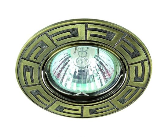 Встраиваемый спот POWERLIGHT 1хGU5,3x50W, бронза, L6092M 6092/1-4BZ 