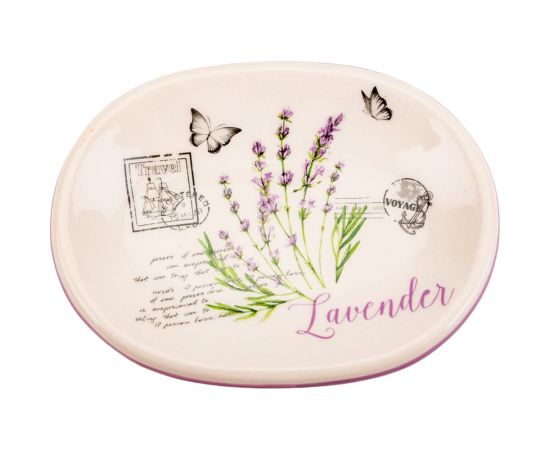 Мыльница Рыжий кот Лаванда керамика SD-LAV 004396 