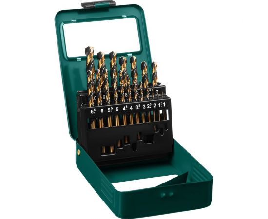 Набор сверл Kraftool по металлу 19 шт, 1-10 мм, HSS-Co 29656-H19 