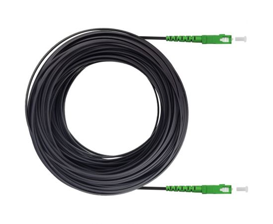 Оптический патч-корд KSC LIGHT PON SC/APC-SC/APC SM G.657A1 (9/125), FTTH drop, 32 мм LSZH - 100 м SC-SC-FRP-G657-1F-100 – изображение 2