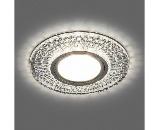 Встраиваемый потолочный светильник FERON 15LEDx2835 SMD 4000K, MR16 50W G5.3, прозрачный, хром, CD943 32991 – изображение 2